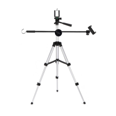 Штатив Tripod 3110-ES35-2DTK для горизонтальной съемки с 2 держателями смартфона и крючком для противовеса 