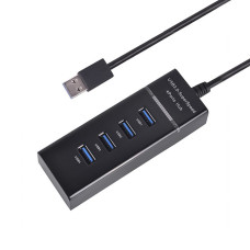 USB-разветвитель UH303 на 4 разъема USB 3.0, черный