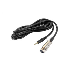 Кабель XLR-Jack 3.5 для микрофона, 2.5 м