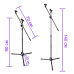 Микрофонная стойка журавль Pro-5 с двумя держателями для микрофона