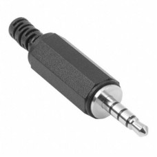 Разъем штекер mini-jack 3.5 мм 4-pin (папа)