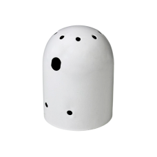 [СГП] Стакан от среднего абажура, цвет белый просверленный