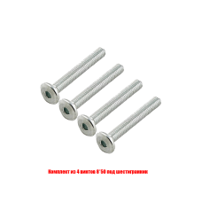 Комплект из 4 винтов 8*50 под шестигранник