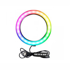 Кольцевая лампа RGB 20 см (без держателя и шарнира, с плоской задней частью)