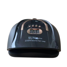 Лампа SUN C4 Plus 256W для сушки ногтей, цвет черный, евровилка