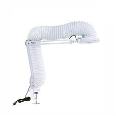 Лампа LN-5-GOF200 с гофрой под вытяжку для маникюра и педикюра на усиленной струбцине до 7,5 см