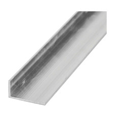 Профиль L-образный, алюминий 20x10x1.2x1000 мм, цвет серый