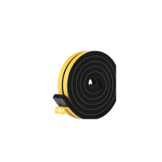 Самоклеящийся уплотнитель, EPDM резина, 5х20 мм, отрезок 1 см (Не нарезаем)