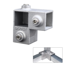 Крепеж для теплицы краб-система XYZ на 3 стороны 20х20мм без установочных винтов